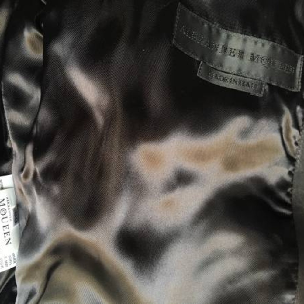 Super Stylish Men's Black Python Leather Jacket - image 7